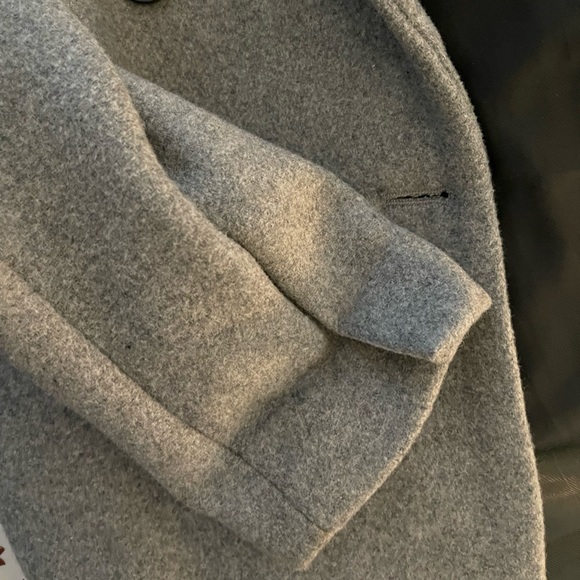 Zara Grey Wool Coat - Picture 5 of 7